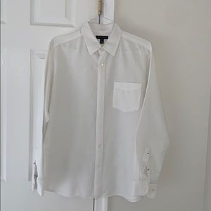 Banana Republic white linen shirt Sz L